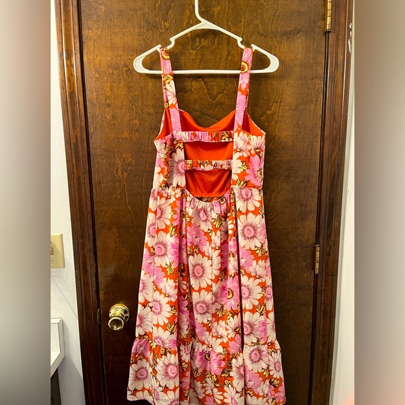 Floral open back dress - Picture 2 of 6